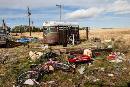 Hall Family Backyard,  Heart Butte
Blackfeet Reservation, Montana
