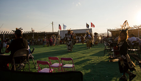 Dusk falls on the Heart Butte Pow Wow
Blackfeet Indian Reservation
Montana