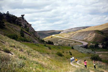 Blackfeet Boys & Girls Club Hiking Trip,
Heart Butte